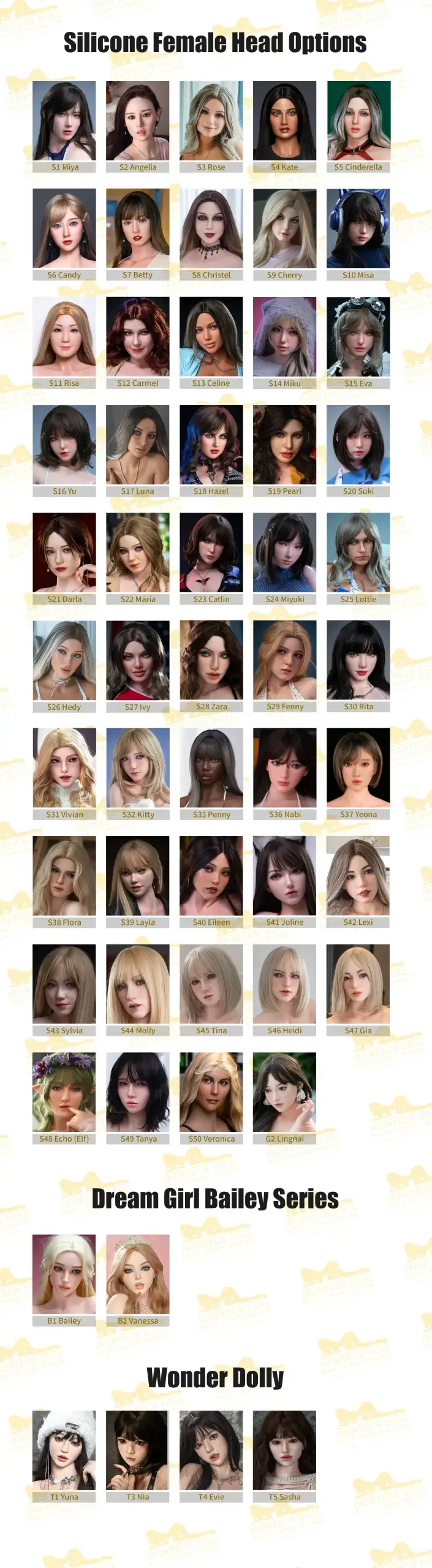 irontech silicone-female-heads