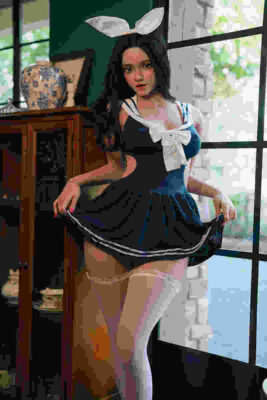 160cm5ft3-D-cup-Silicone-Sex-Doll-–-Movable-Jaw-Head-M35-4-1