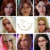 Cabeças de bonecas sexuais Galatea