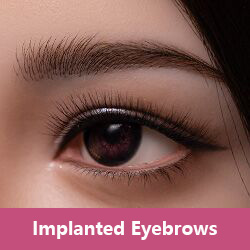 Implanted Eyebrows