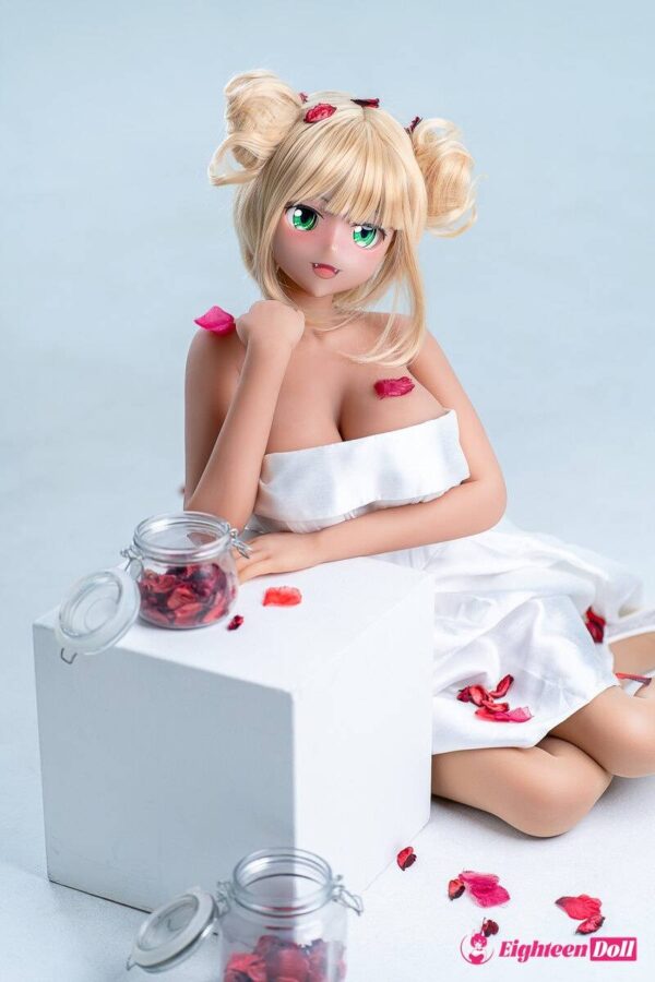 Aotume Doll-706-155cm-5ft1-H-cup-Silicone-Head-Sex-Doll-Blue-eyed-Champagne-44